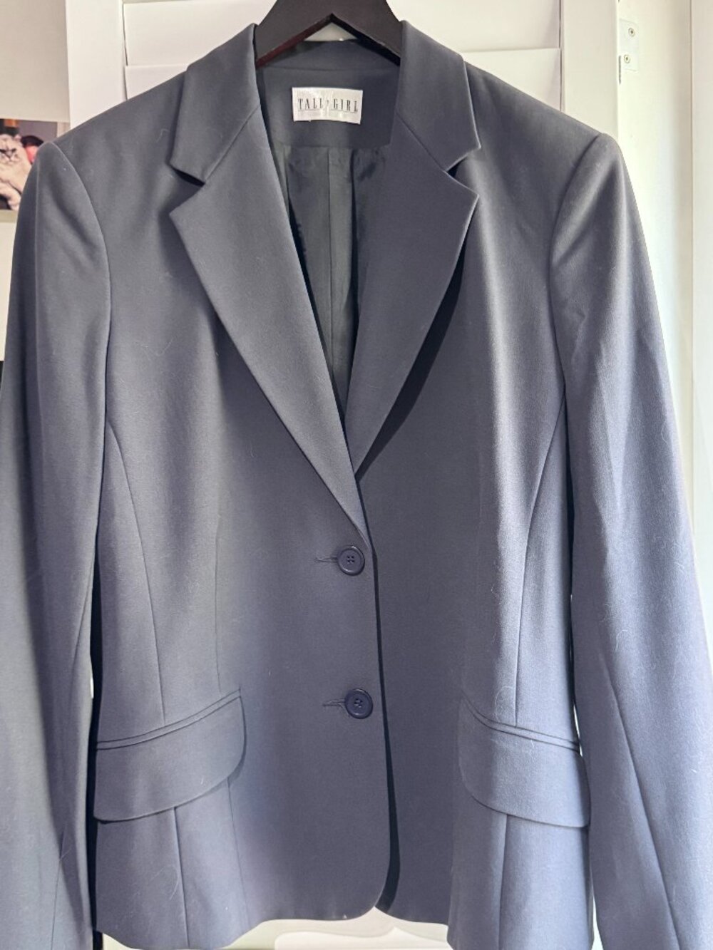 🤍✨ Tall Girl Grey Suit Jacket — Timeless Tailoring with Modern Sophistication ✨